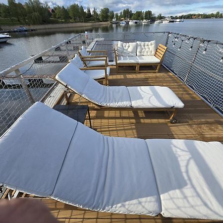 Domek Na Wodzie - Houseboat -Sauna, Taras Na Dachu, Dwie Sypialnie Mikołajki Exterior foto