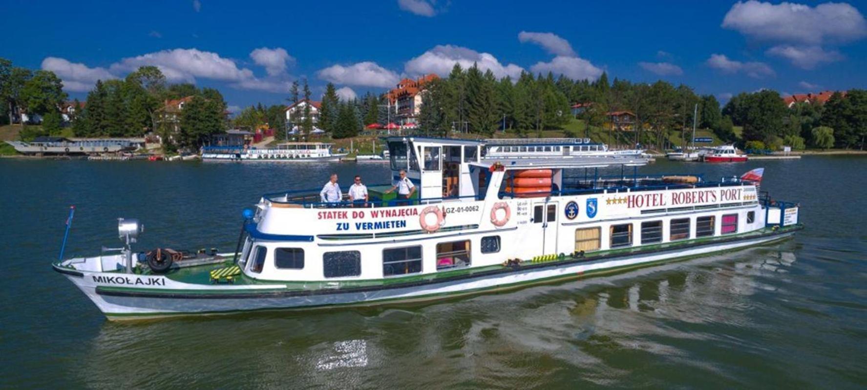 Domek Na Wodzie - Houseboat -Sauna, Taras Na Dachu, Dwie Sypialnie Mikołajki Exterior foto