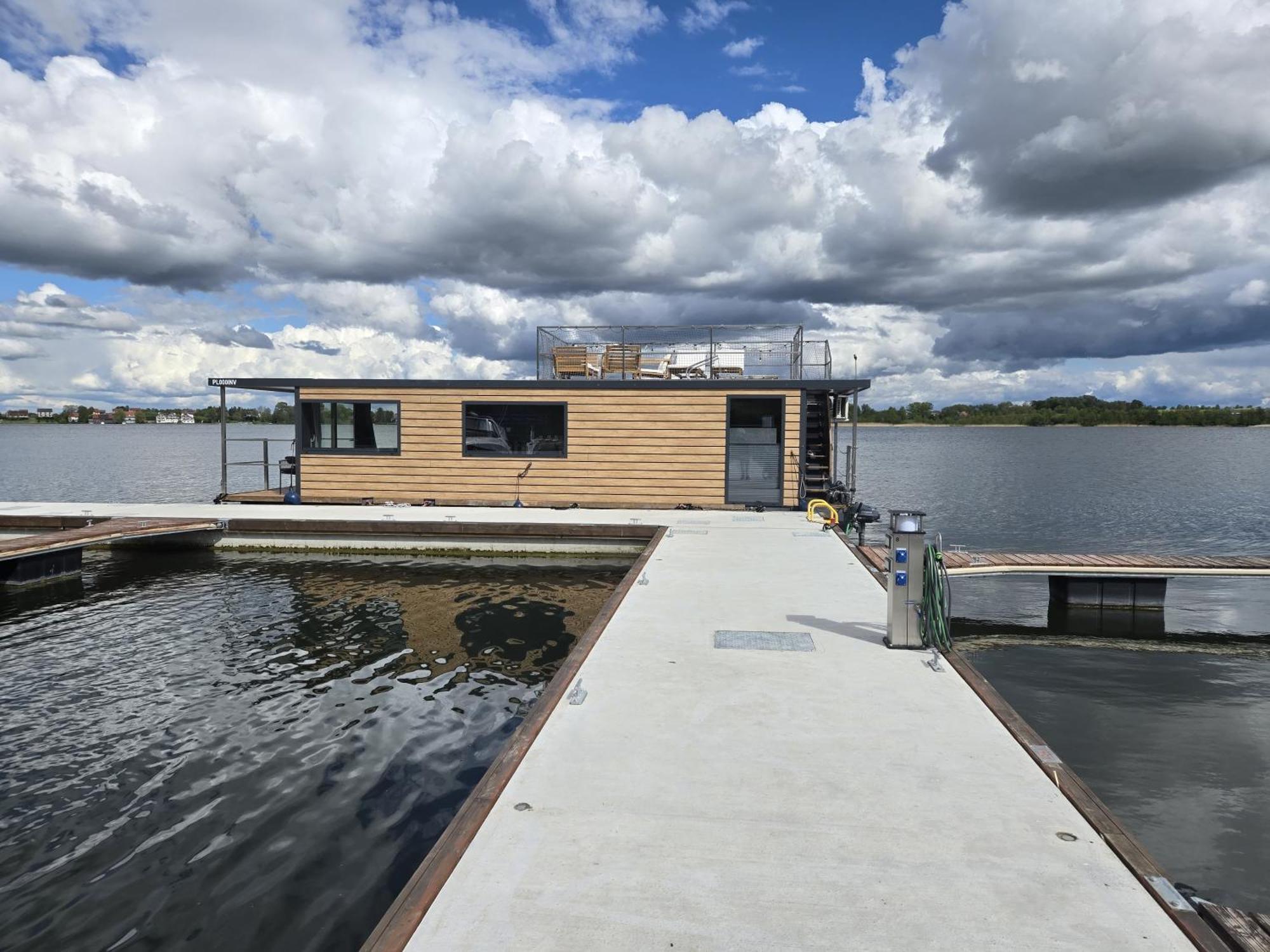 Domek Na Wodzie - Houseboat -Sauna, Taras Na Dachu, Dwie Sypialnie Mikołajki Exterior foto